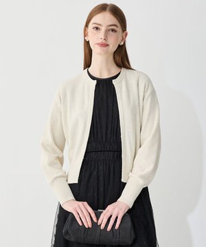  【APPLAUDIR】スパングル コンパクトカーディガン