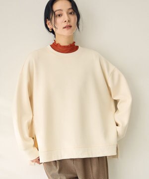  サイドドットダンボールトレーナー