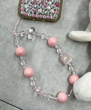  ビーズストラップキーホルダーB