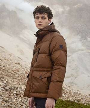  【UNISEX】軽量/撥水  NYリップ ダウンブルゾン