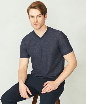  【吸水速乾/軽量】リネンTOPピケ Tシャツ