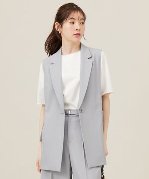 【UVカット・接触冷感・吸水速乾】スマートビューティストレッチ  ジレ