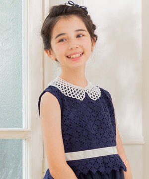  【Fサイズ】プチパールカラー ネックレス(つけ襟)