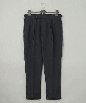  麻素材【MADE IN ITALY】BERWICH スラックス(SCOTCH)