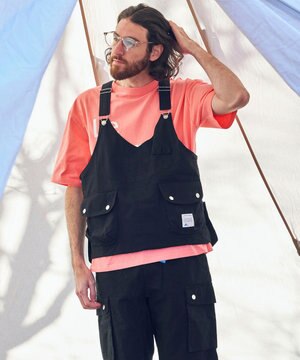 【UNISEX】撥水加工キャンプファイヤー2WAYベスト