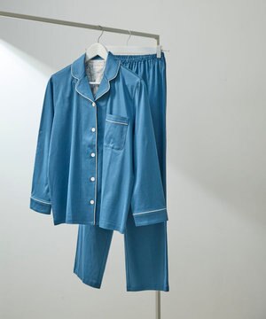  【綿100％】シルケットスムースパジャマ　MADE WITH LIBERTY FABRIC
