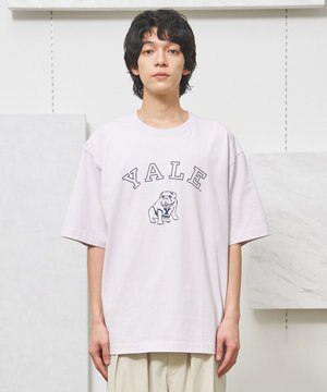  【UNISEX】YALEブルドックプリント Tシャツ