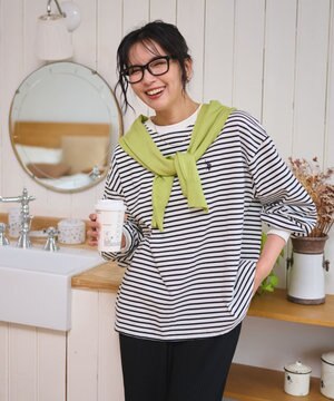  USPOLOだぼそでカラーロンT