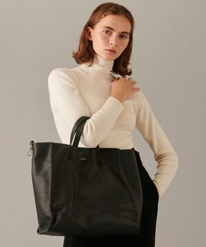 【2WAY】レザー トートバッグ＆ポーチ