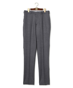  【ストレッチ / 洗える】トリートメントウール フランネル スラックス