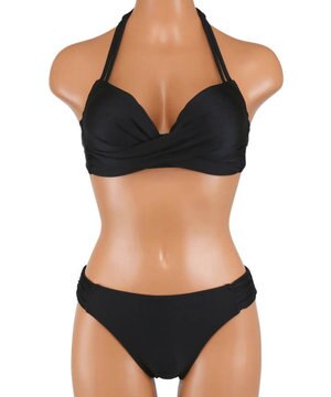  軽い着け心地でしっかり盛れる【楽盛り水着】　ワイヤービキニ