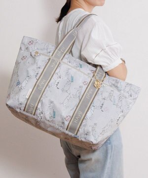  HAyU × ace.  フォールディング 折り畳みトートバッグ 猫柄 30L 17862