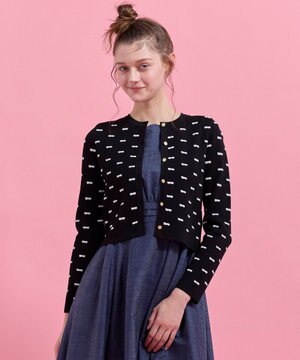  RIBBON BLOOM カーディガン