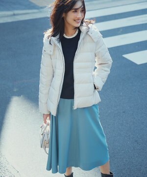 【WEB限定】ウールジョーゼット スカート