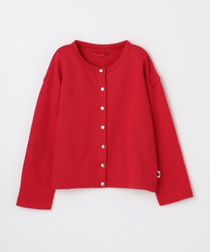  【ke ke ke】カラースナップカーディガン