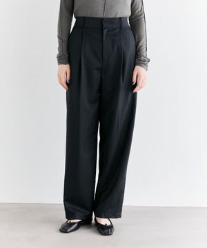  【ANSWER for ファッショニスタ 】ウエスト調整可ワイドパンツ