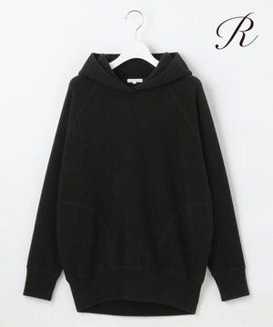  【R(アール)】マイクロンメリノウール ニットフーディー