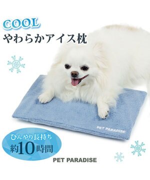  ペットパラダイス やわらかアイス枕 水色 2025