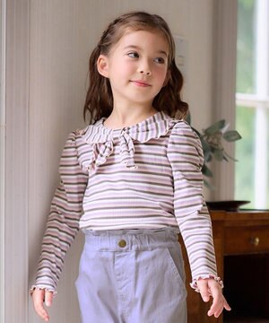  リボン テレコボーダー Ｔシャツ