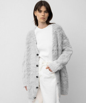 【Nave】モヘアシャギー カーディガン