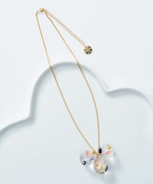 【平手友梨奈さん着用】TRIPLE FLOWER  BEADS ネックレス