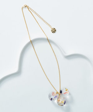 【平手友梨奈さん着用】TRIPLE FLOWER BEADS ネックレス