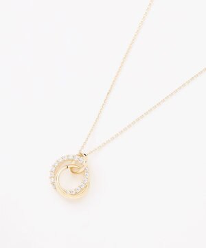  ビジューリング ネックレス