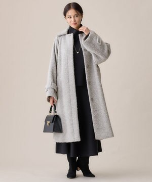  FLUFFYステンカラー コート