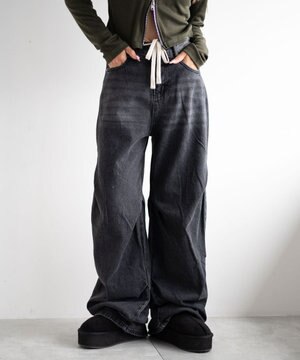  ドロストコードフレアデニム