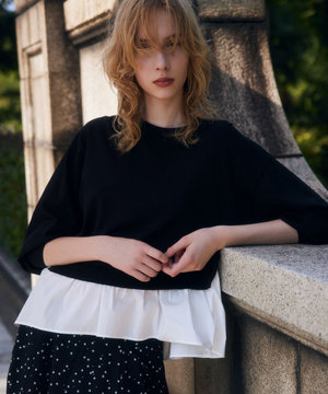 ストレッチクリアドッキング ニットプルオーバー