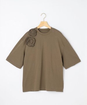  【組曲×setsuko sagittaire】ボンボンフラワーTee