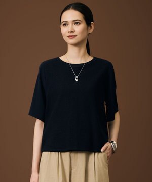  テクスチャージャージーレーシー カットソー