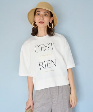  【吸水速乾/UVケア】ハーフスリーブ ロゴSWEAT