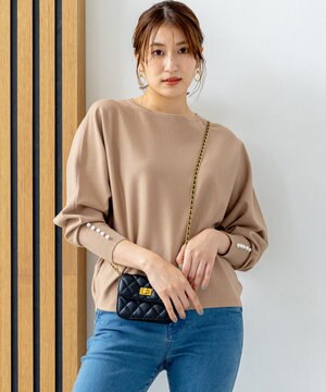 【洗える・6色展開】Elenaドルマンニット プルオーバー