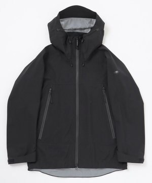  【ECO撥水/耐水性/透湿防水素材/ストレッチ/軽量】ボイルドポリエステル3レイヤー マウンテンパーカー