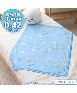 しろたん クール ブランケット 《みんなのすきなもの柄》