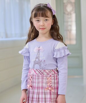  フレンチモチーフ 長袖 Tシャツ