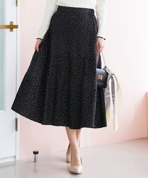  プリーツ切替 スカート