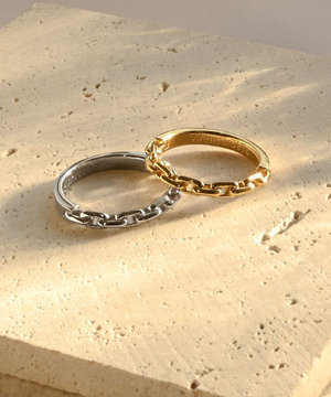  【金属アレルギー対応】チェーンリング GIUSTIZIA