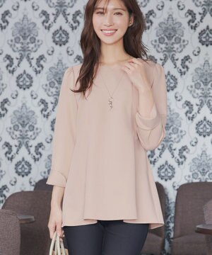  スカラップ襟チュニック