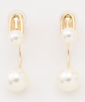  スウィングイミテーションパール イヤリング