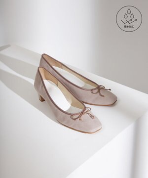 【晴雨兼用・撥水・低反発】バレエパンプス(Basic Color)