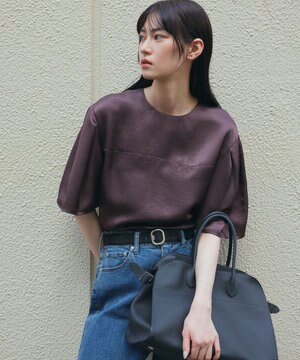 【ReNAVE】タンブラーサテン ブラウス