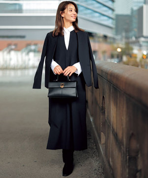  BEAUTY MOVE キーネックジャンスカ