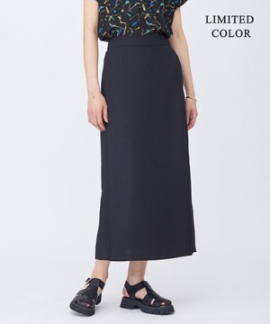  【WEB限定カラーあり・洗える】 FluidBackSatin スカート