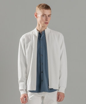 【イージーケア】 ヴィスコースリンクス ジップアップカーディガン