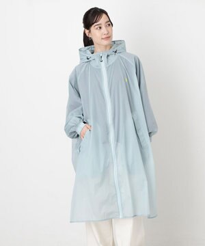  POLO RALPH LAUREN(ポロ ラルフローレン) ポロポニー レインコート ライトウェイト レインポンチョ  無地 フード 収納袋 レディース