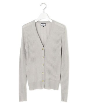  【WOMEN】シアワイド リブカーディガン