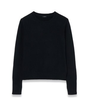  【FOUNDATIONS】ライトピュアカシミヤ　ラウンドネックニット