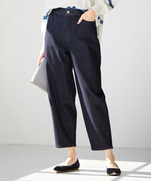  【洗える】ウスカルデニム カーブパンツ